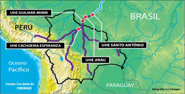 Bolivia conocía efectos de presas